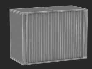 herman miller paragraph storage cabinet 9 Model 3D