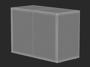 herman miller paragraph storage cabinet 9 Model 3D