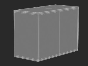 herman miller paragraph storage cabinet 9 Model 3D