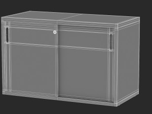 herman miller paragraph storage cabinet 8 Model 3D