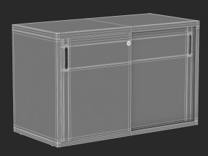 herman miller paragraph storage cabinet 8 Model 3D