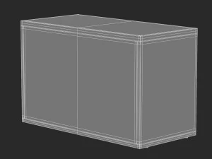 herman miller paragraph storage cabinet 8 3D Model