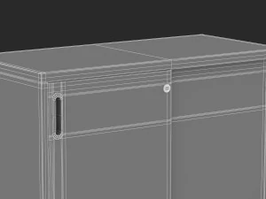 herman miller paragraph storage cabinet 8 3D Model