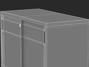 herman miller paragraph storage cabinet 8 3D Model