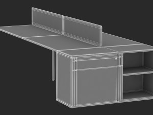 herman miller paragraph storage cabinet 7 3Dモデル