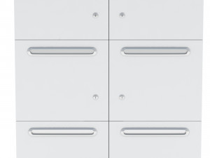 herman miller paragraph storage cabinet 6 3D Модель