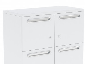 herman miller paragraph storage cabinet 6 3D Модель