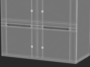 herman miller paragraph storage cabinet 6 3D Модель