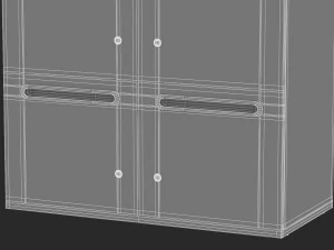 herman miller paragraph storage cabinet 6 3D Model