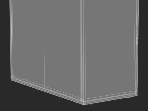herman miller paragraph storage cabinet 6 3D Model