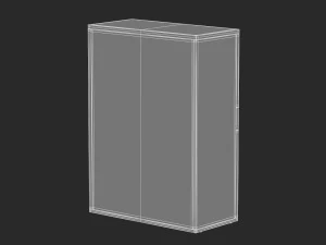 herman miller paragraph storage cabinet 5 3D Model