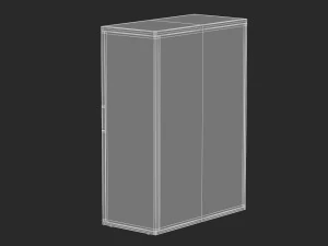 herman miller paragraph storage cabinet 5 3D Model
