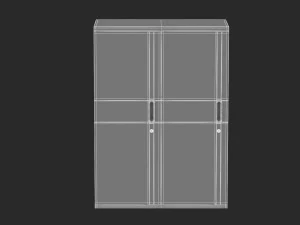 herman miller paragraph storage cabinet 5 3D Model