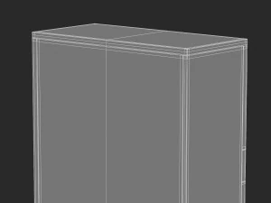 herman miller paragraph storage cabinet 5 3D Model