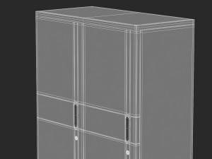 herman miller paragraph storage cabinet 5 3D-Modell
