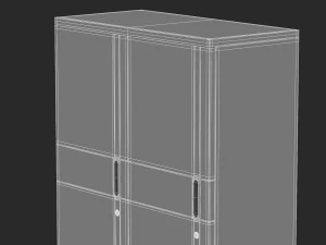 herman miller paragraph storage cabinet 5 3D Model