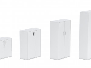 herman miller paragraph storage cabinet 4 3D 模型