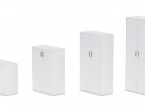 herman miller paragraph storage cabinet 4 3D 模型