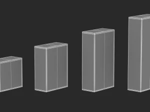 шафа для зберігання абзаців германа міллера 4 3D Модель