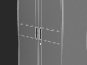 herman miller paragraph storage cabinet 4 3D 模型