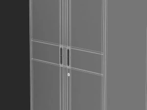 шафа для зберігання абзаців германа міллера 4 3D Модель