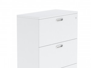 herman miller paragraph storage cabinet 3 3D Model