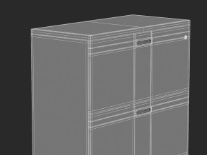 herman miller paragraph storage cabinet 3 3D Model