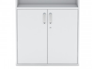 herman miller paragraph storage cabinet 2 Modelo 3D