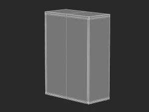 herman miller paragraph storage cabinet 2 3D Model