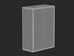 herman miller paragraph storage cabinet 2 Modelo 3D