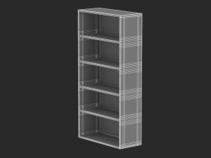 herman miller paragraph storage cabinet 1 3D मॉडल