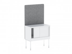 9 office workstation collection Model 3D