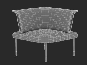 9 office workstation collection 3D Model