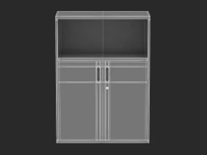 14 storage cabinets collection 3D Model