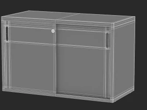 14 storage cabinets collection 3D Model