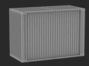 14 storage cabinets collection 3D Model