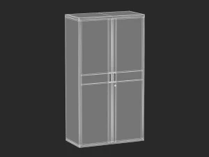 14 storage cabinets collection 3D Model