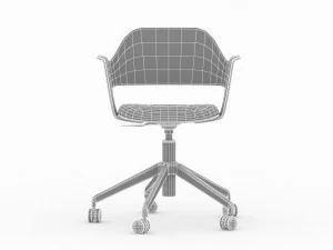 17 office chairs collection 3d 3D Model