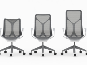 17 office chairs collection 3d Modèle 3D