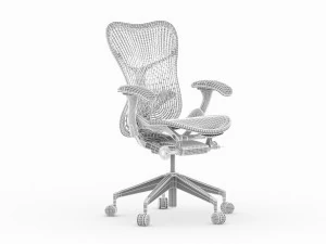 17 office chairs collection 3d 3D Model
