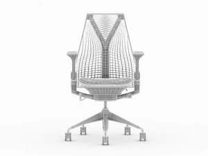 17 office chairs collection 3d 3D Model