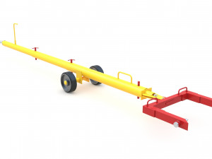 tug aircraft tow bar Modelo 3D