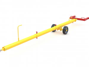 tug aircraft tow bar 3D Model