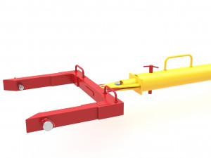 tug aircraft tow bar Modelo 3D