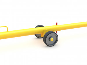 tug aircraft tow bar Modelo 3D
