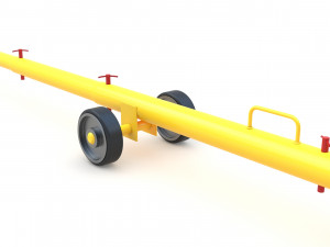 tug aircraft tow bar Modelo 3D