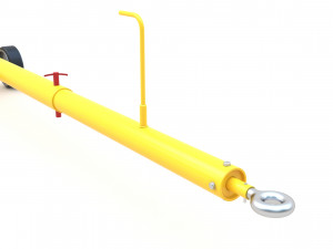 tug aircraft tow bar Modelo 3D