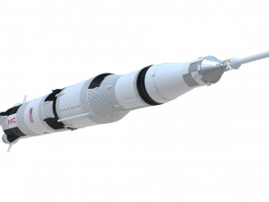 saturn v 3D 모델