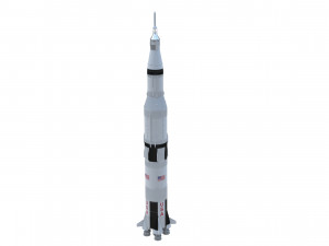 saturn v 3D 모델