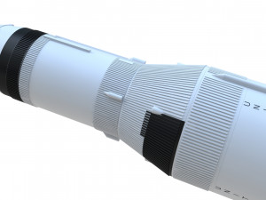 saturn v 3D 모델